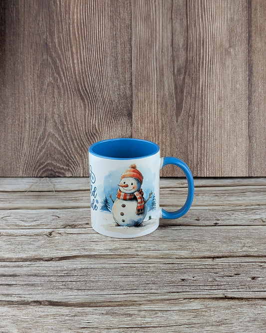 Snowman Baby Its Cold Outside Ceramic Mug