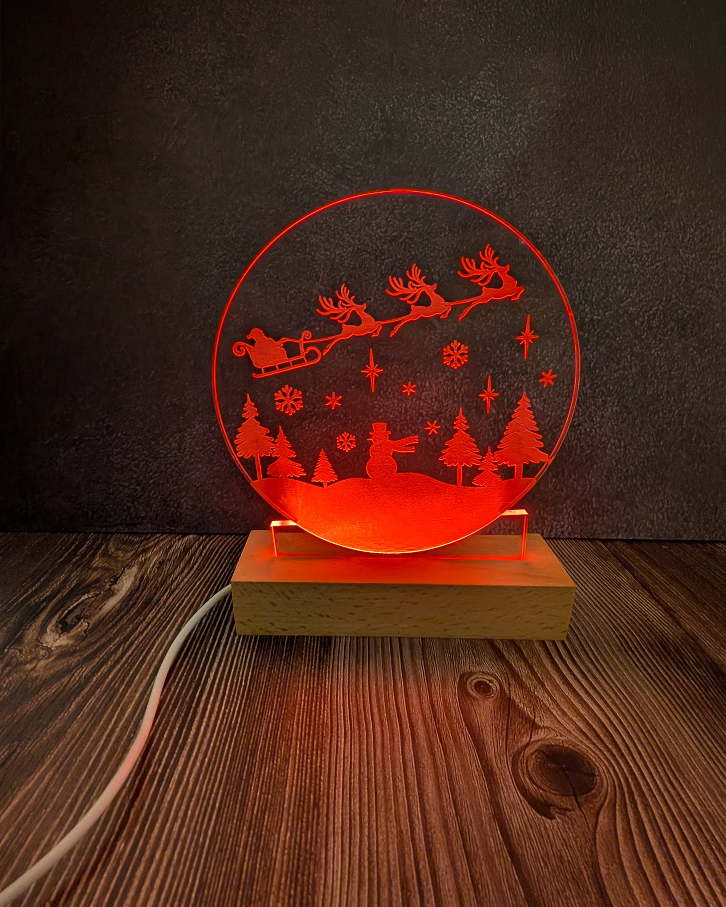 Festive Acrylic light decoration