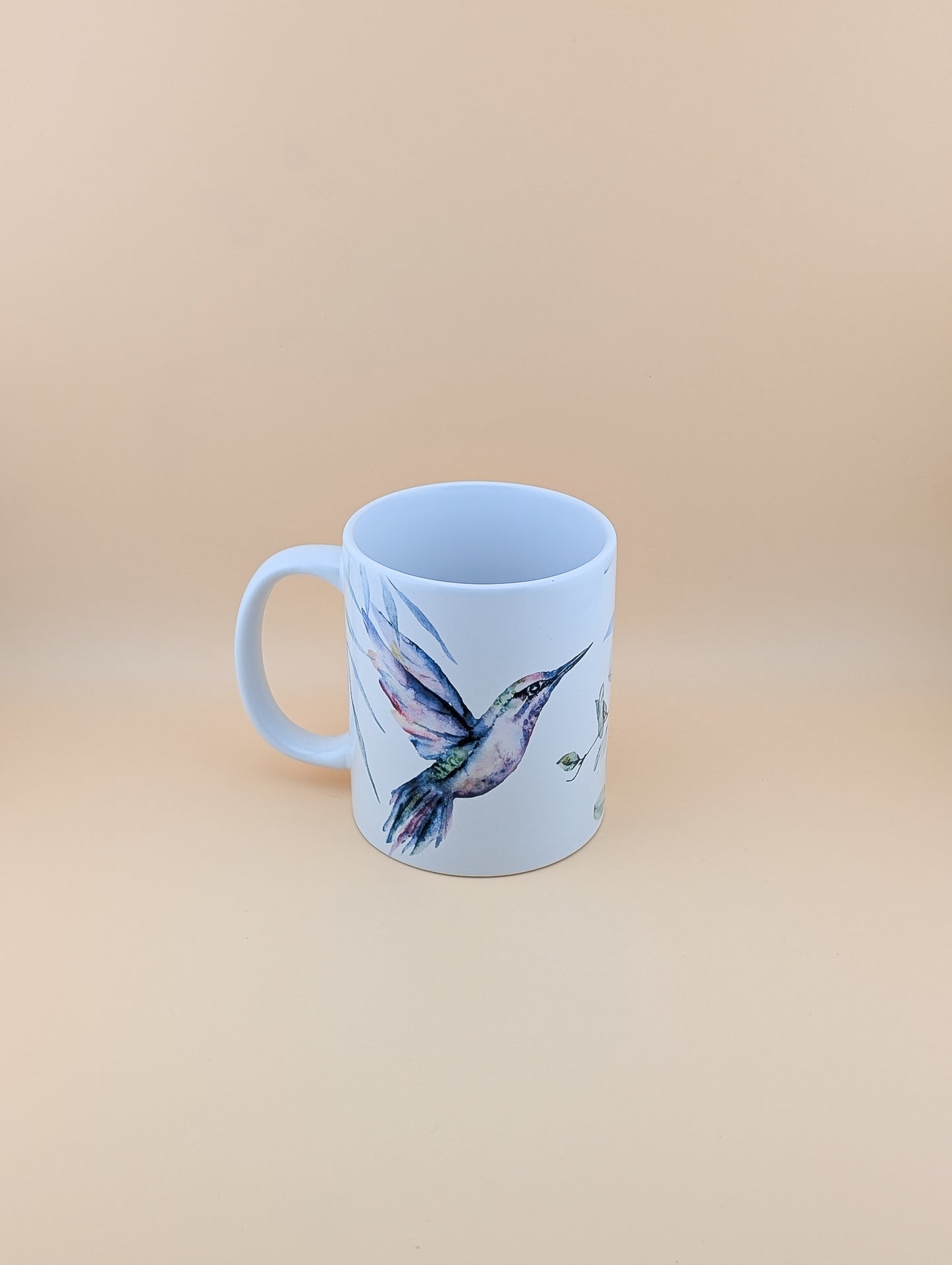 Watercolour Hummingbird Cup