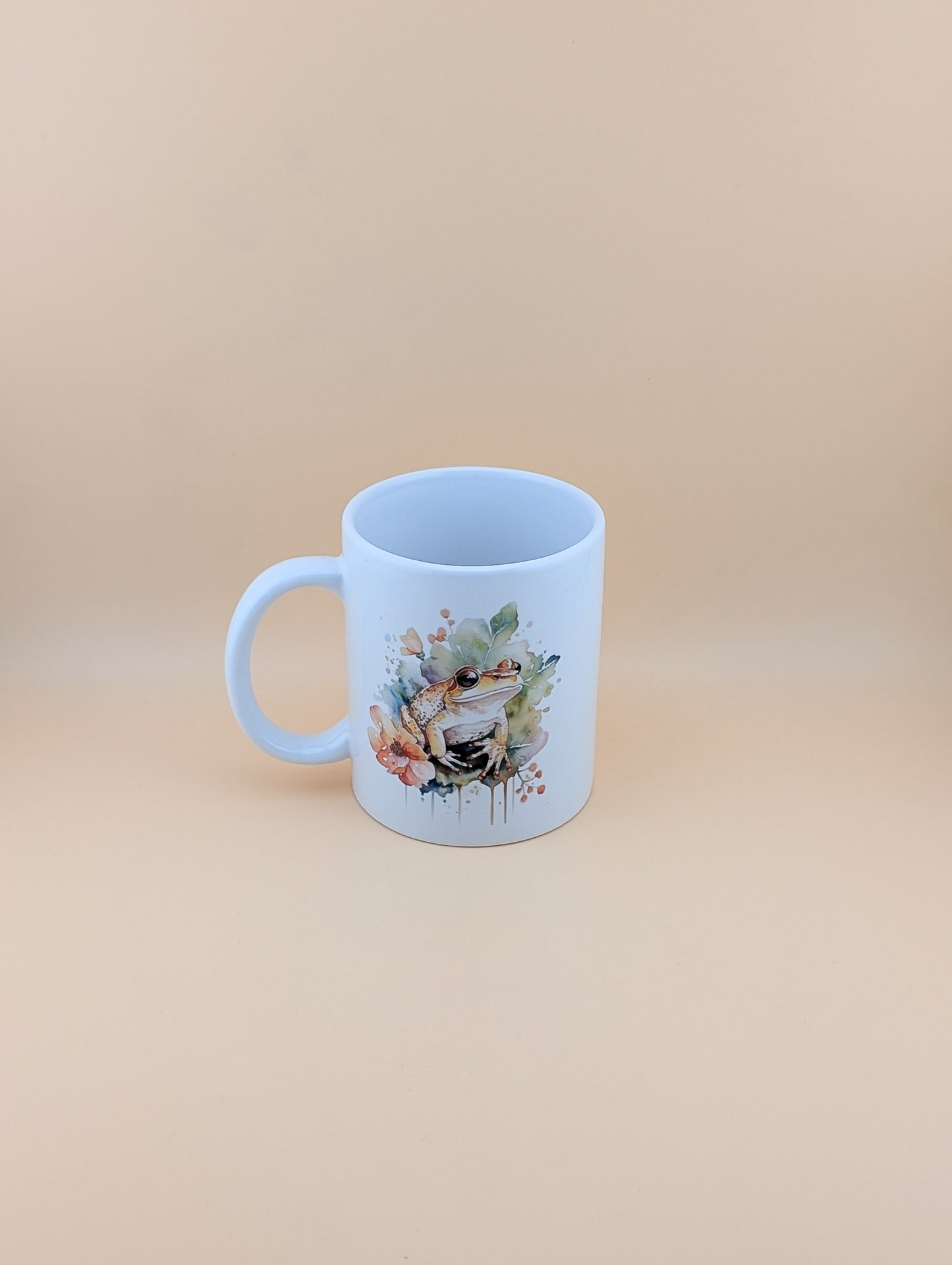 Watercolour Frog Cup