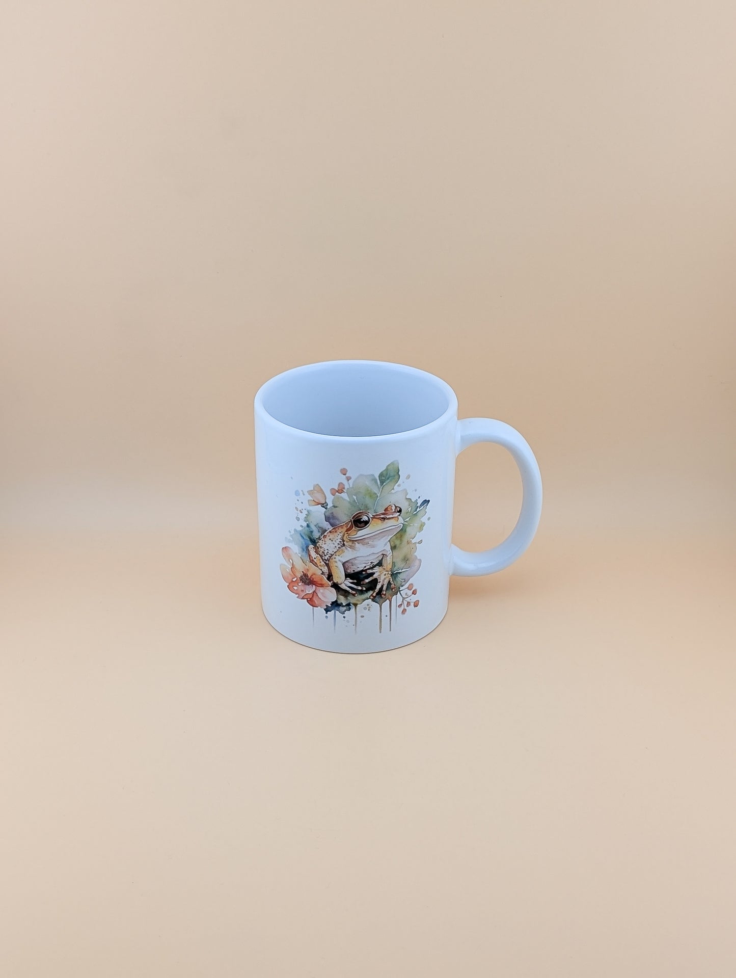 Watercolour Frog Cup