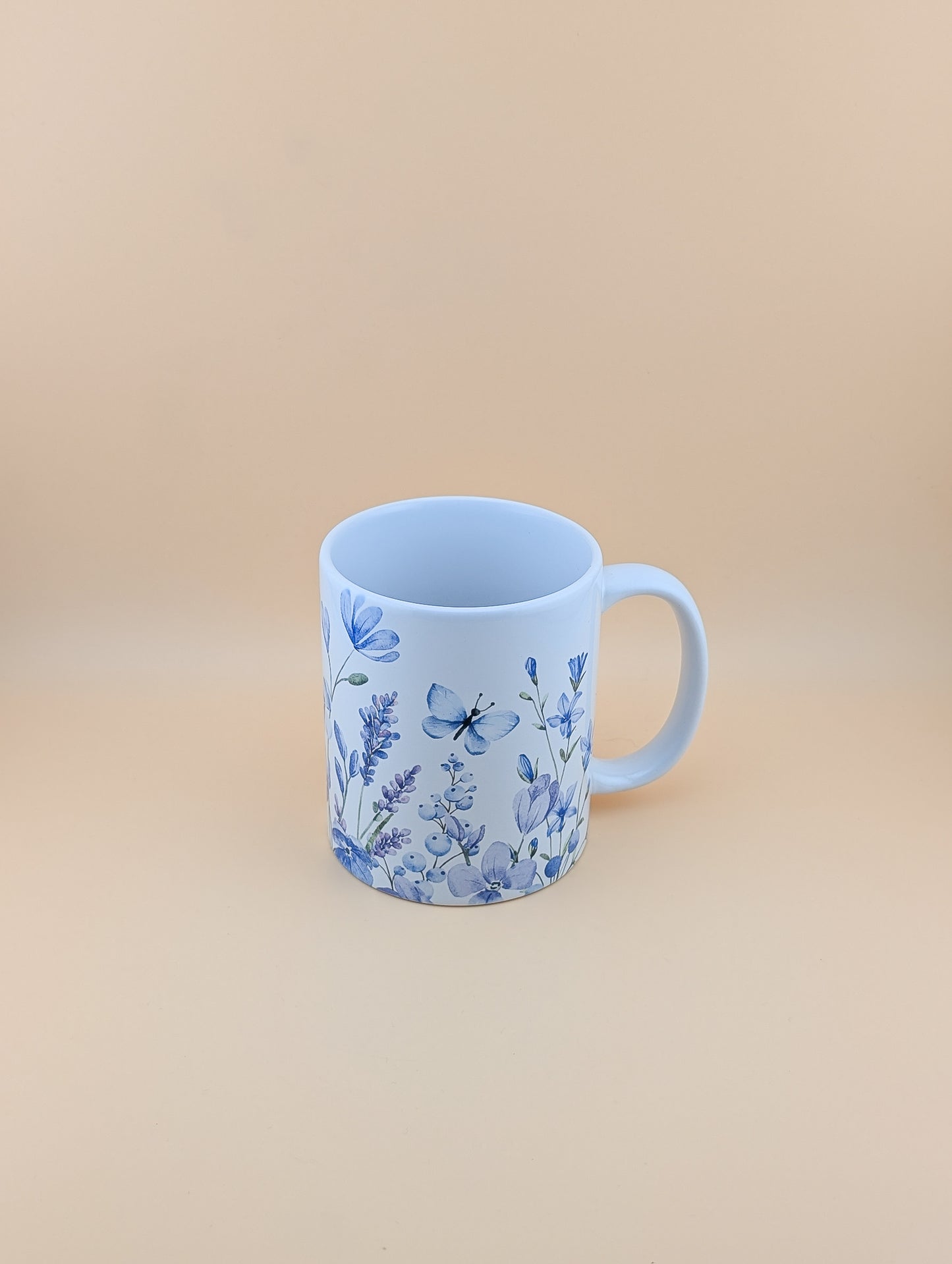 Wild Flower and Butterfly cup