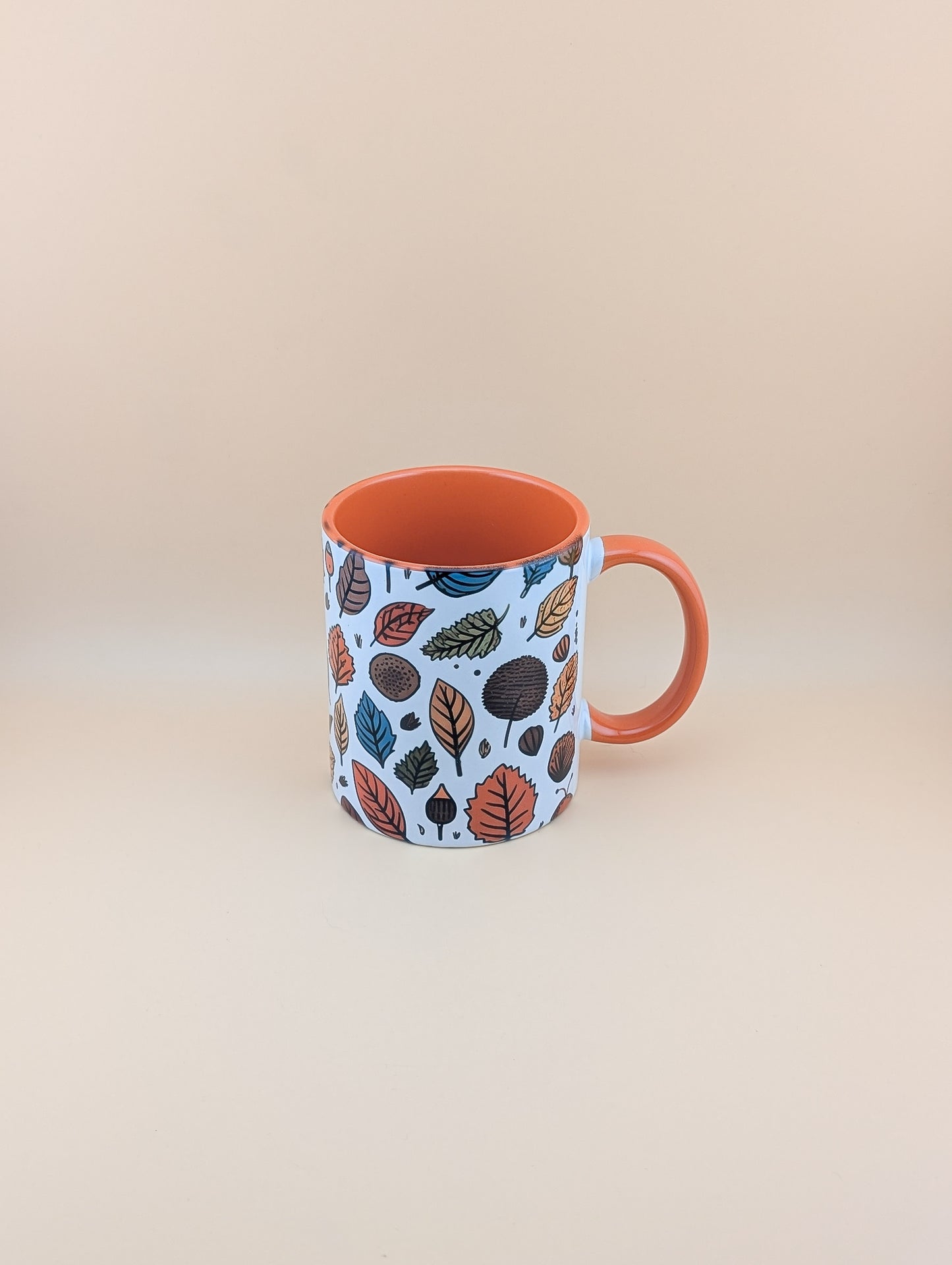 Autumn leaf cup