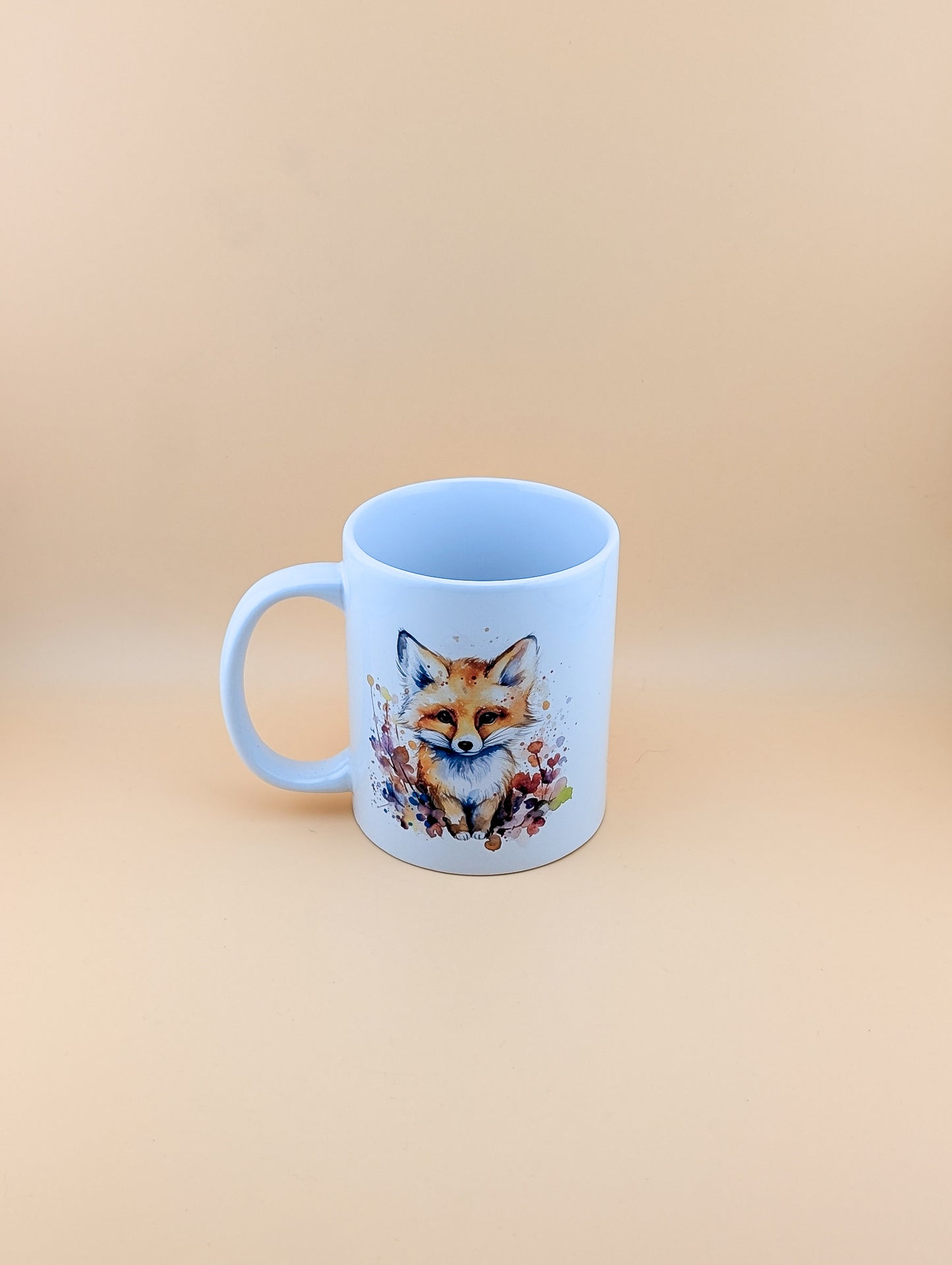 Watercolour Fox cup