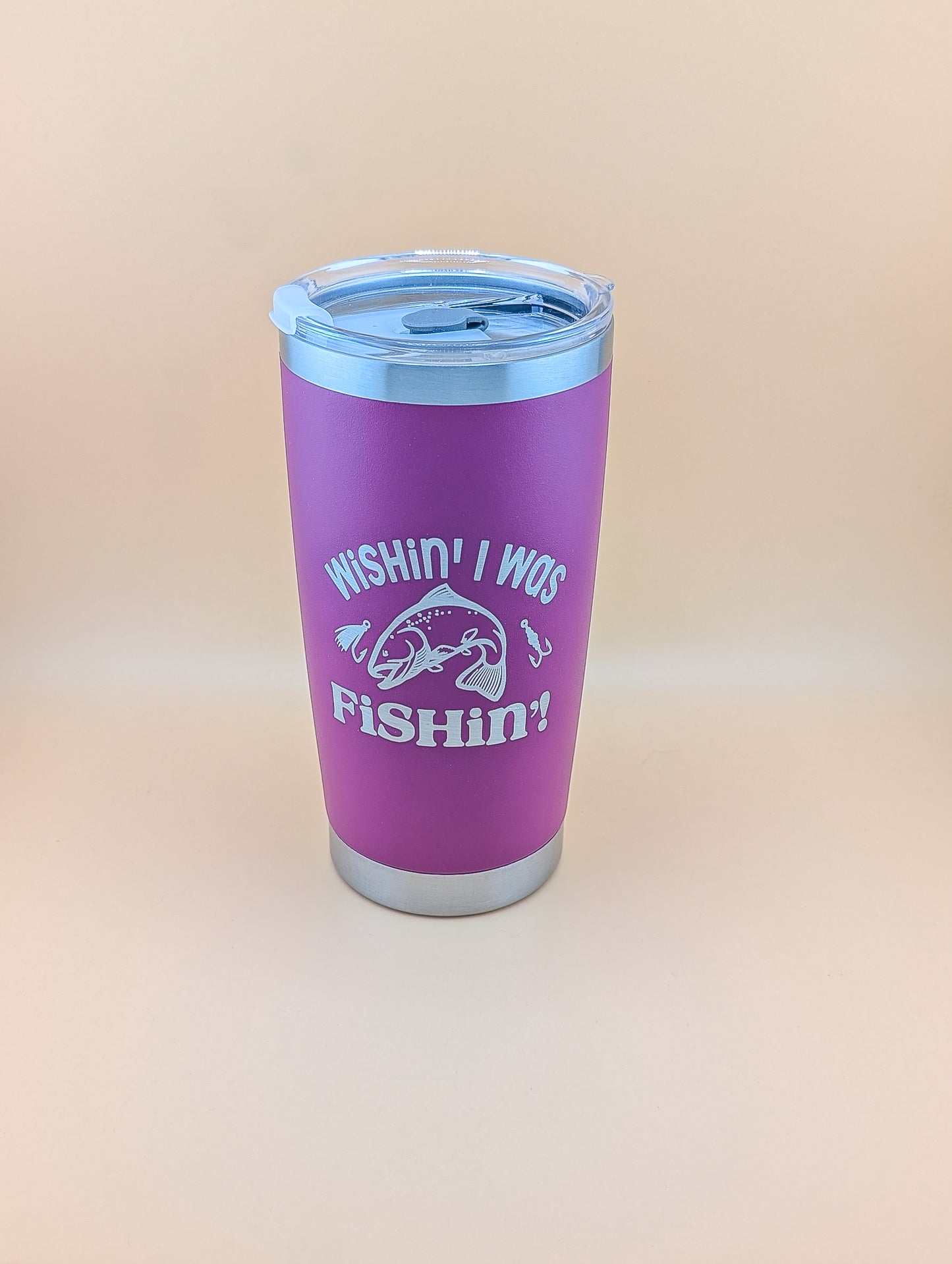 Wishin I was Fishin 20oz Thermal Tumbler