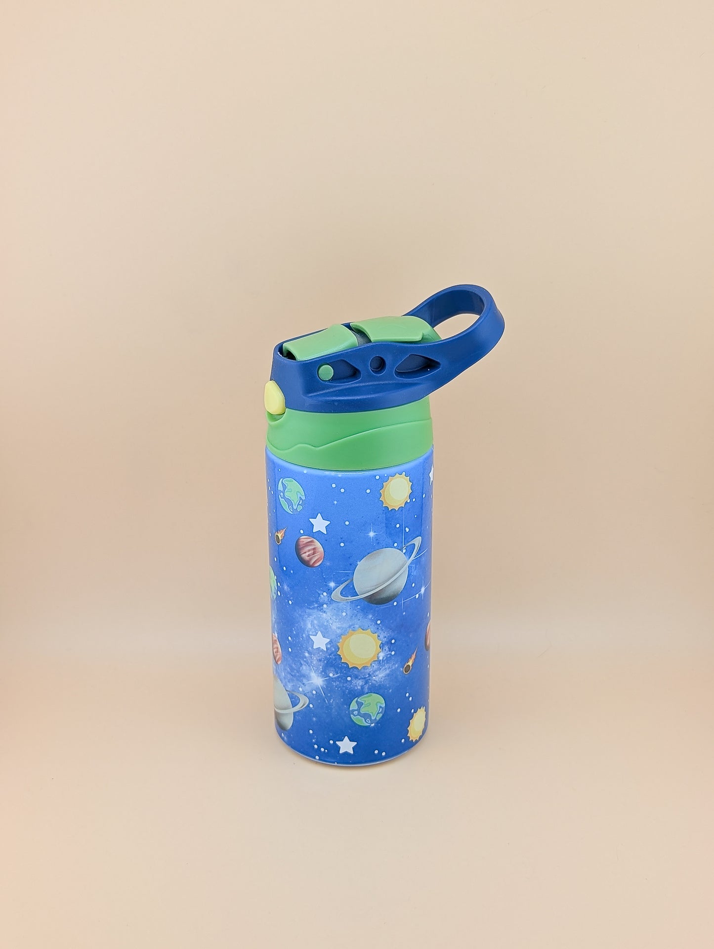 12oz Kids Flip Top with Planets design