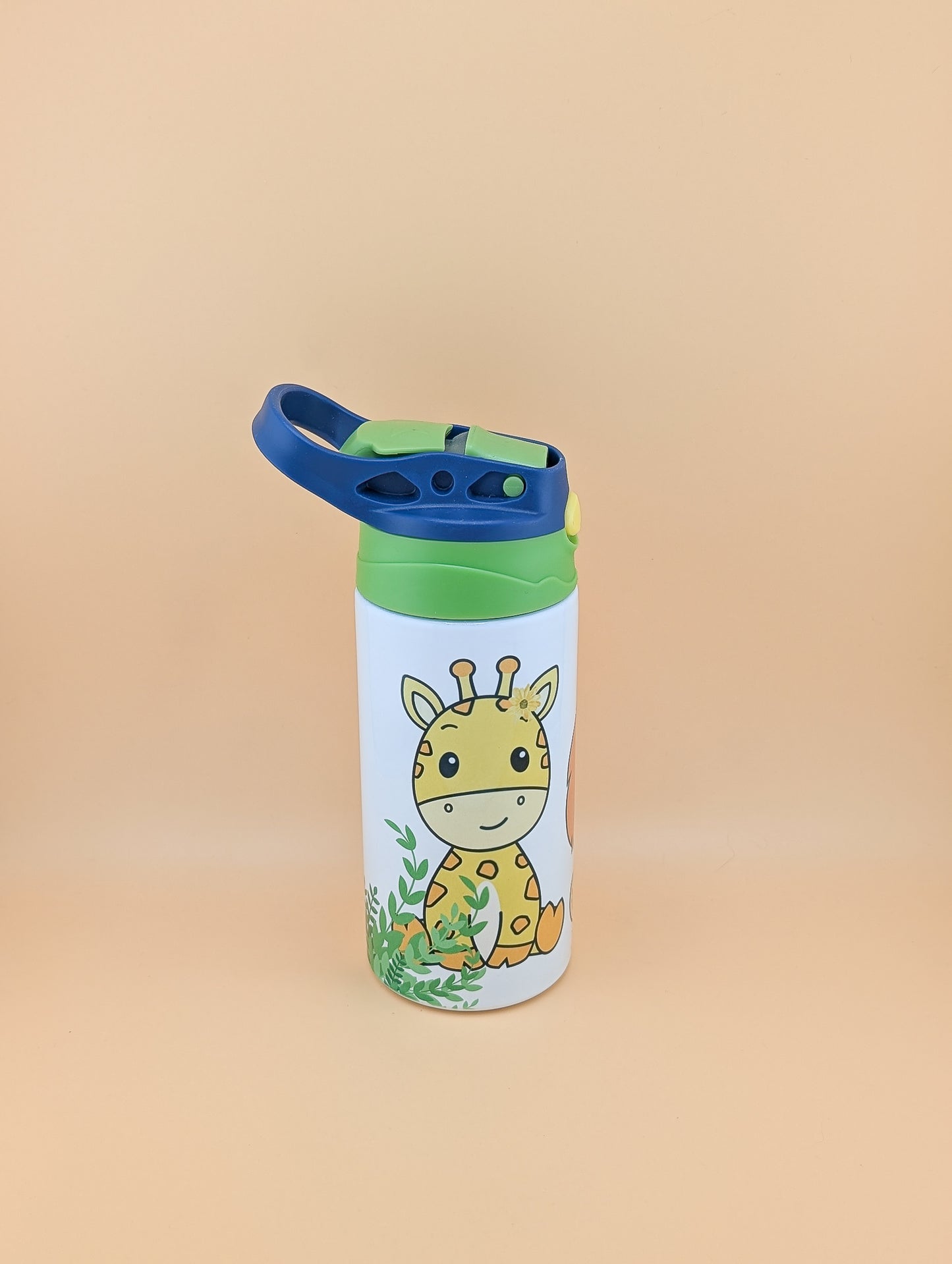 12oz Kids Flip Top with Zoo Animals