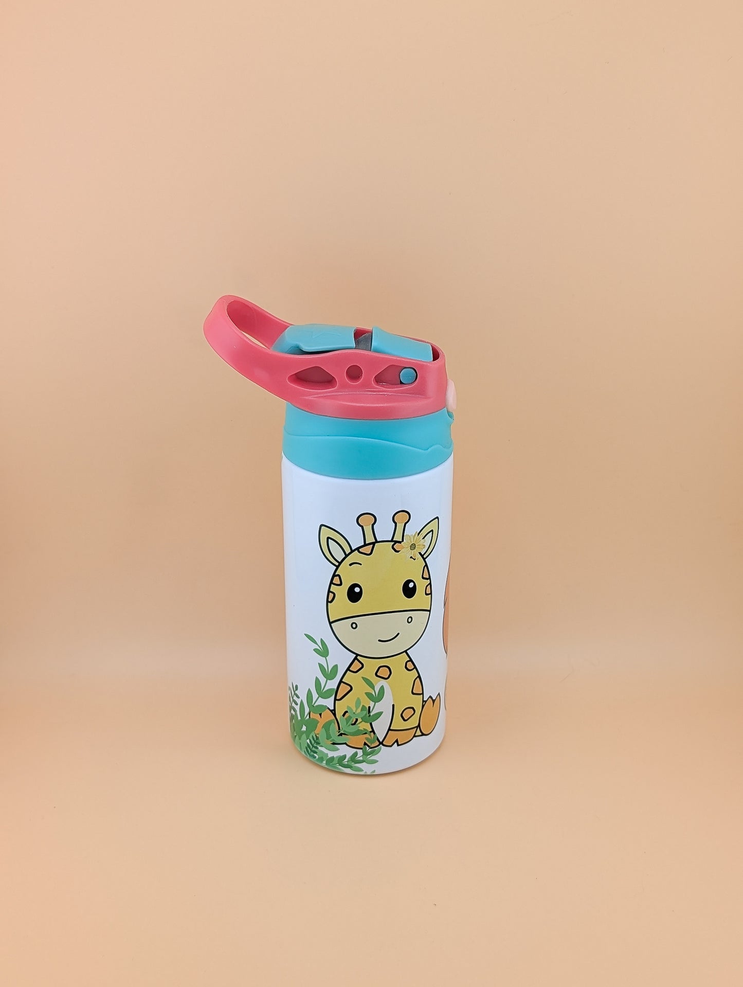 12oz Kids Flip Top with Zoo Animals
