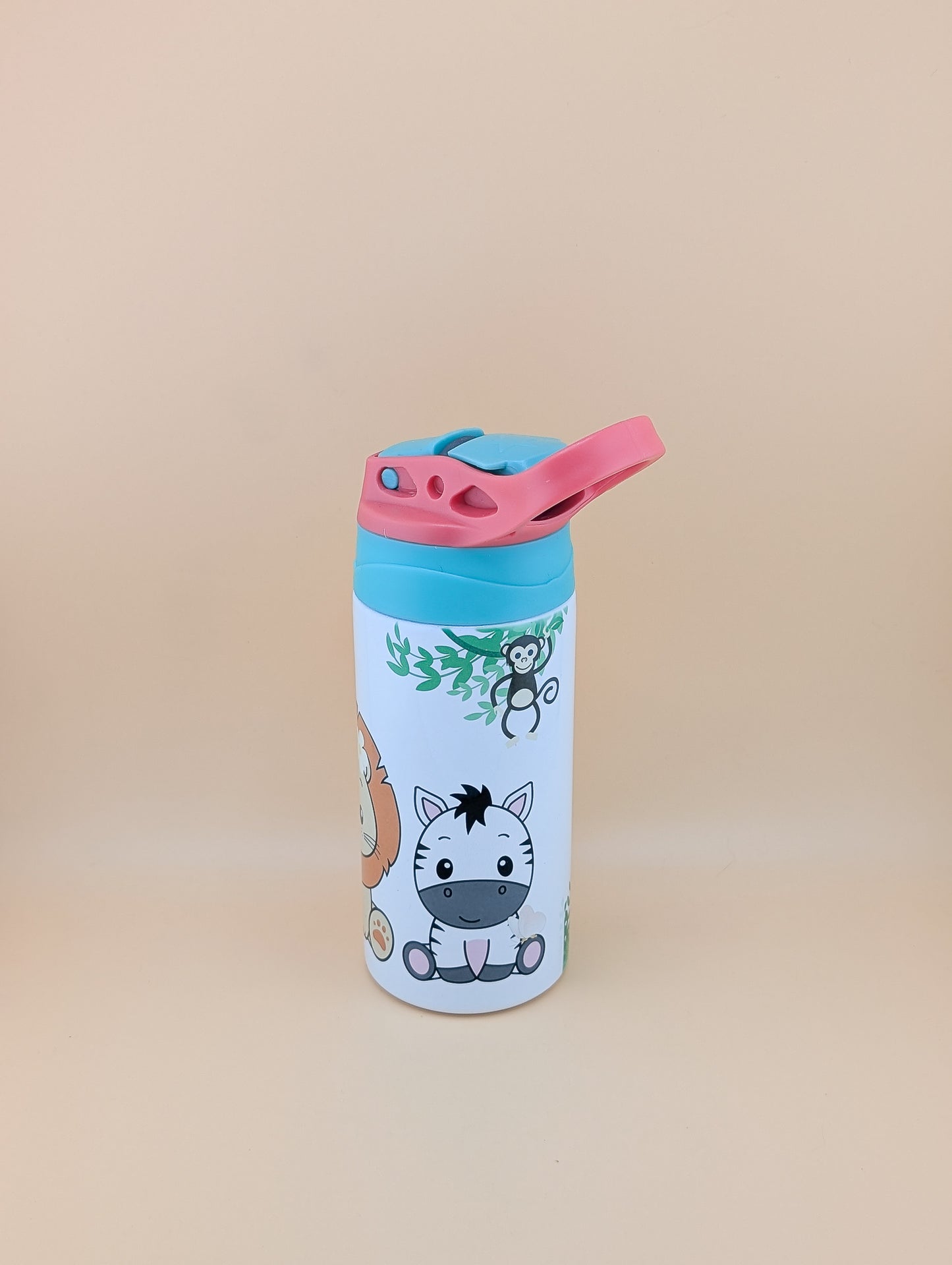 12oz Kids Flip Top with Zoo Animals