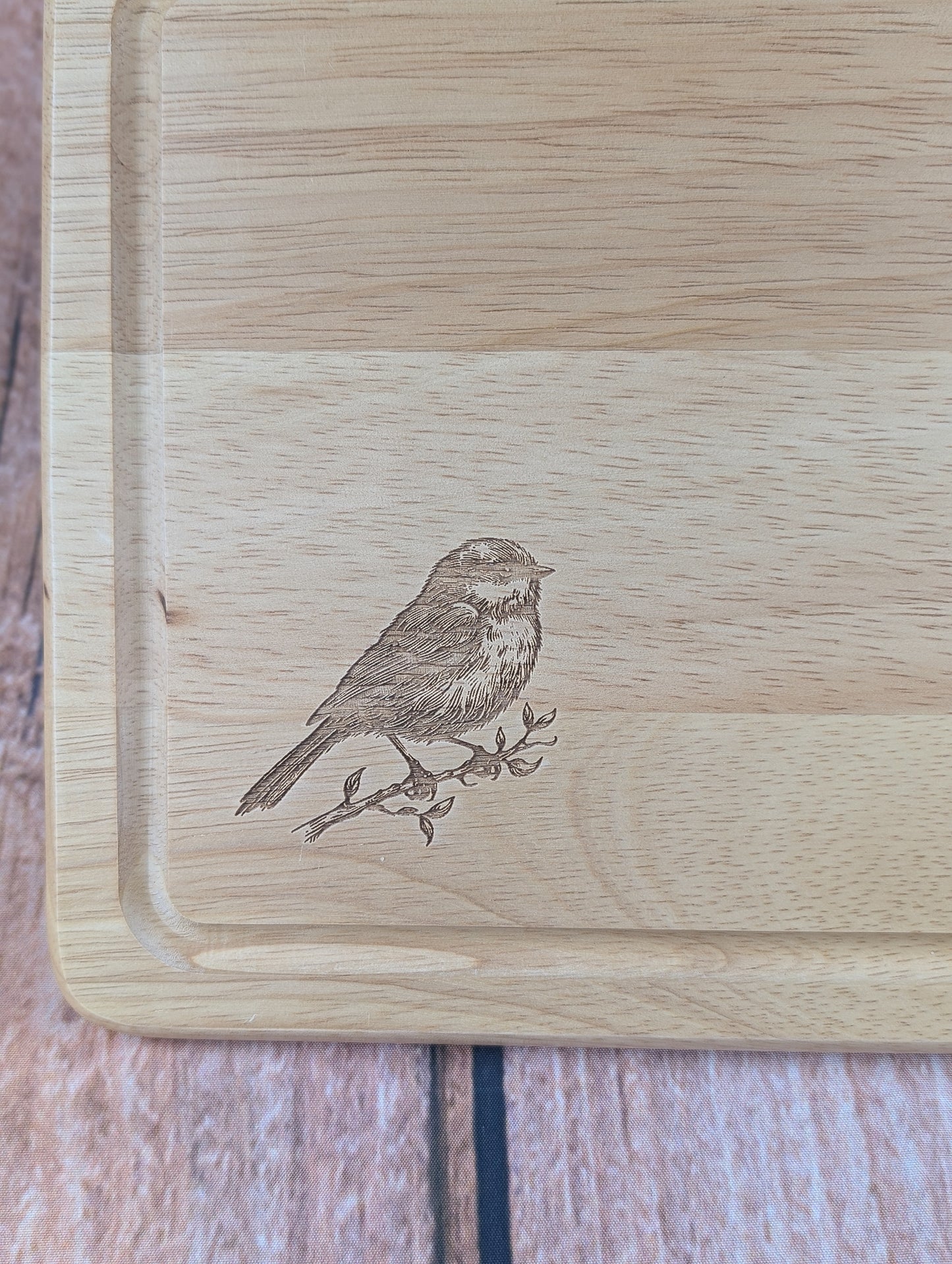 Garden Bird Rectangle Cutting Board