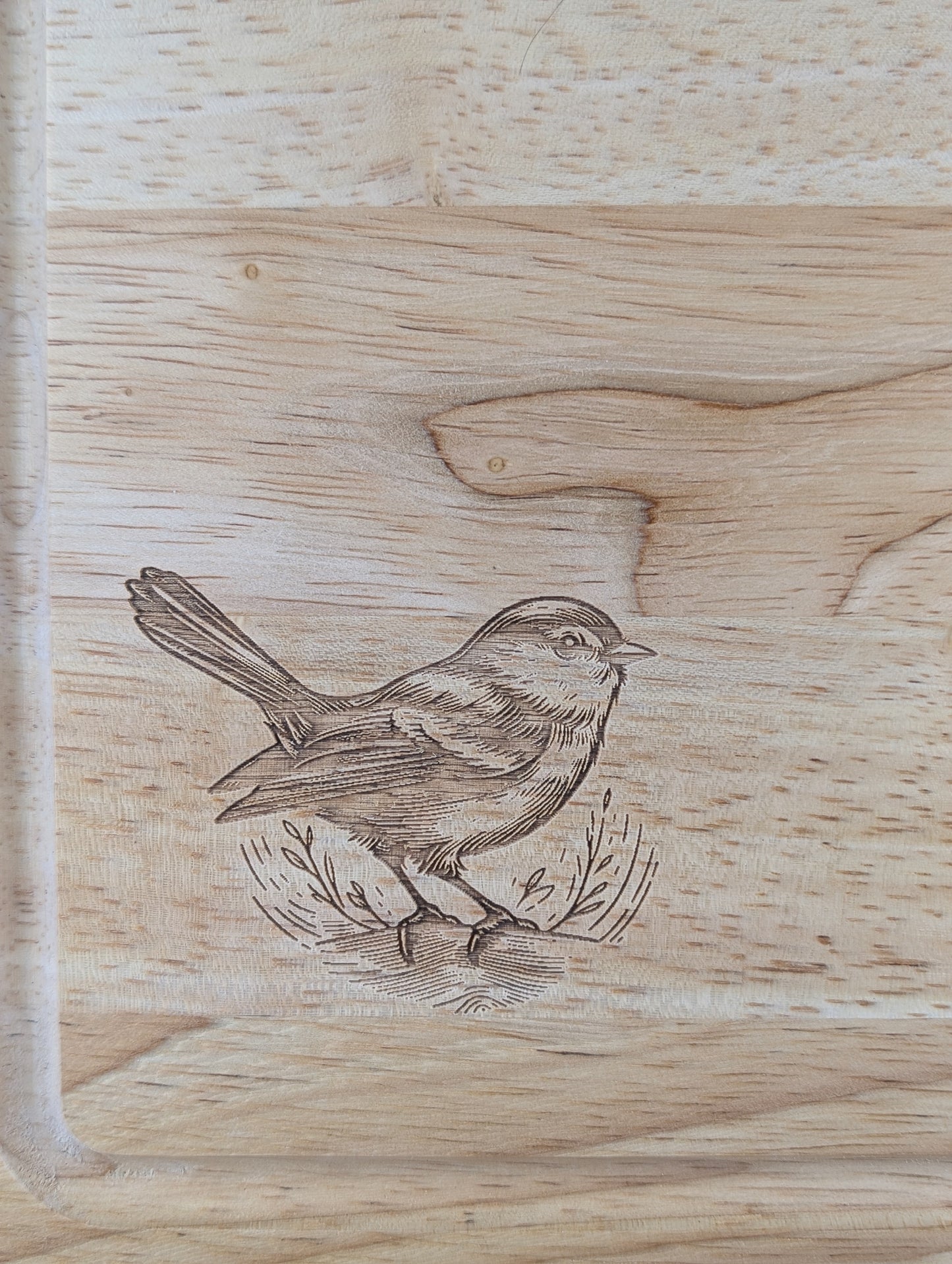 Blue Tit Rectangle Cutting Board