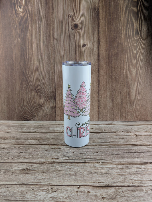 30oz slimline tumblers - Merry Christmas - A & C Creative Concoctions