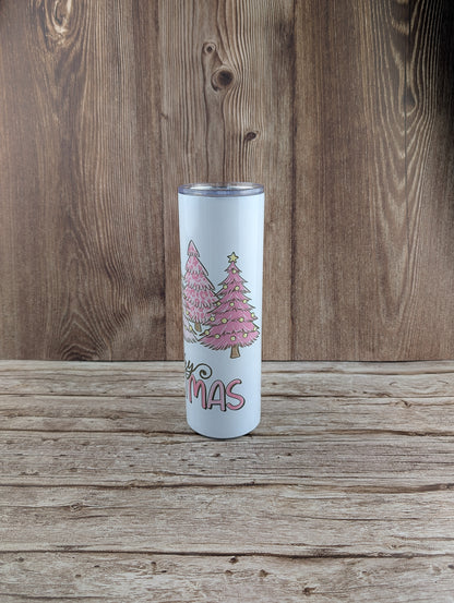 30oz slimline tumblers - Merry Christmas - A & C Creative Concoctions