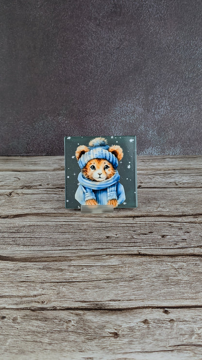 Christmas animal Ceramic Coasters - A & C Creative Concoctions