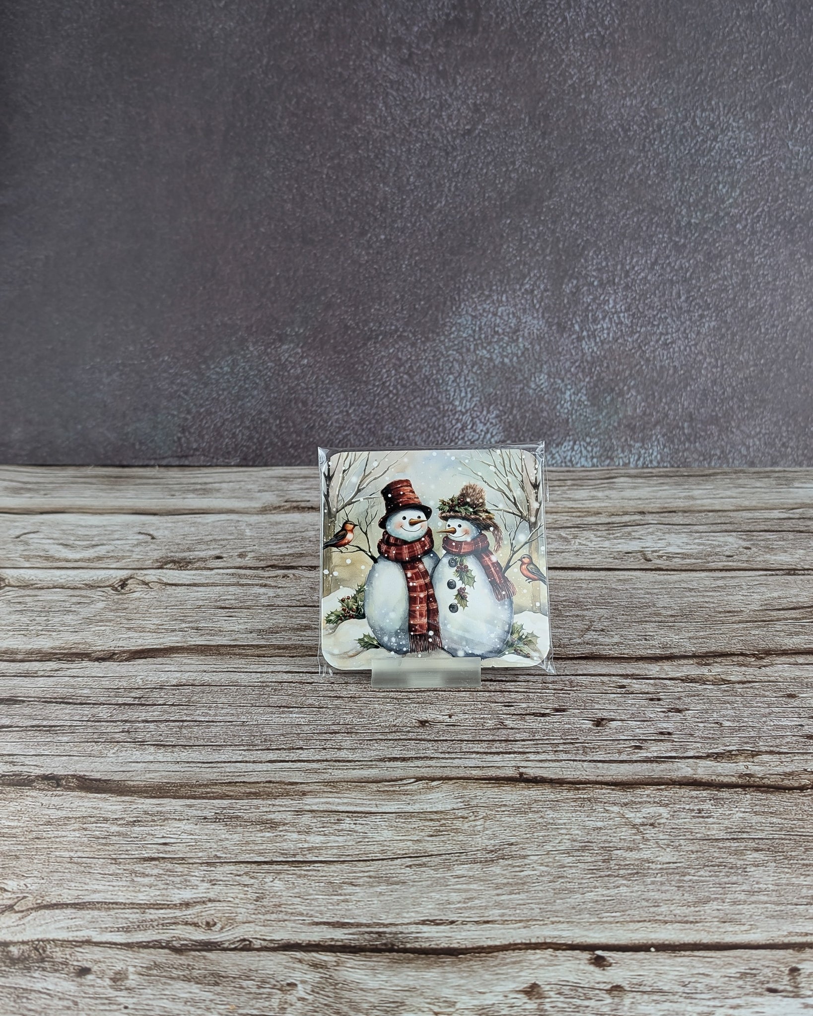 Snowman coasters Board Coaster - A & C Creative Concoctions