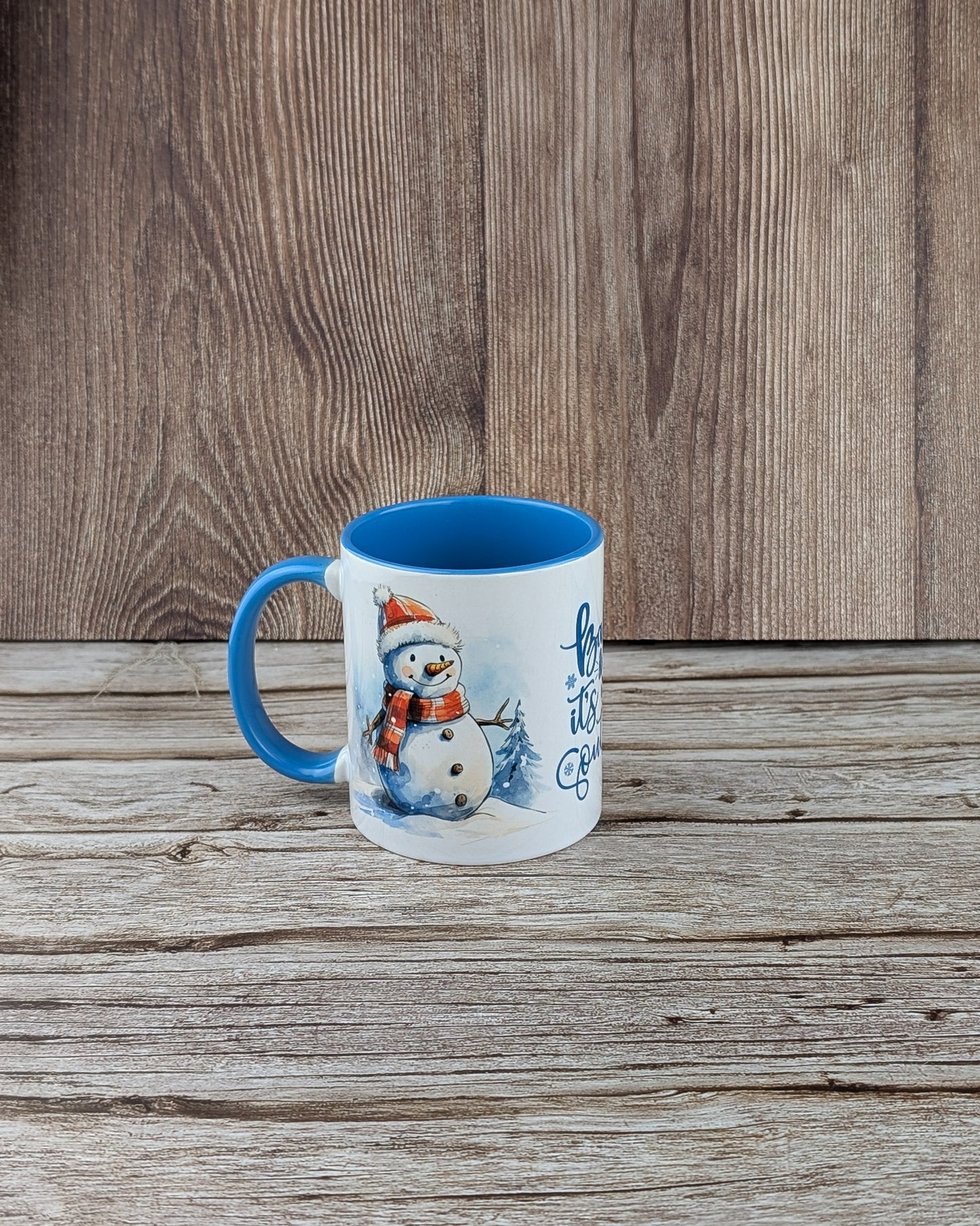 Snowman Baby Its Cold Outside Ceramic Mug