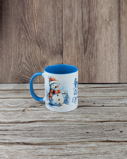 Snowman Baby Its Cold Outside Ceramic Mug