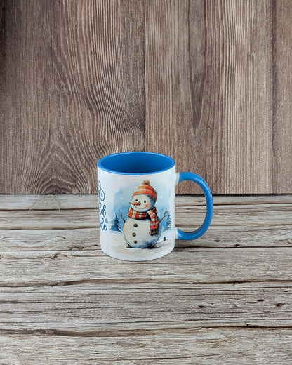 Snowman Baby Its Cold Outside Ceramic Mug