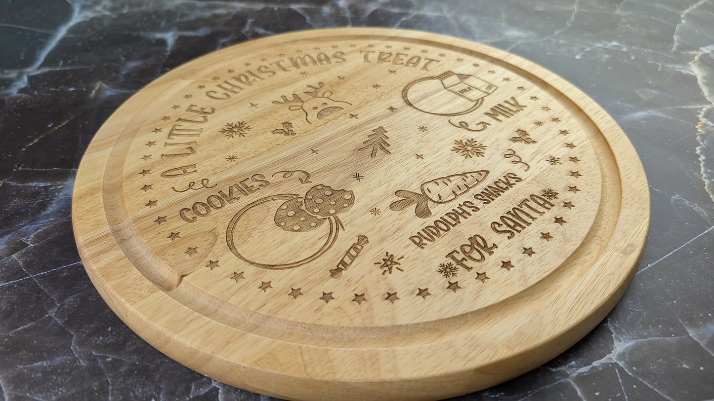 30cm round board - A little christmas treat - A & C Creative Concoctions
