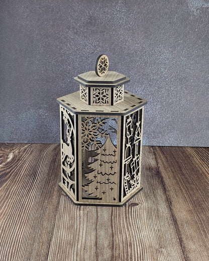 Christmas lantern - A & C Creative Concoctions