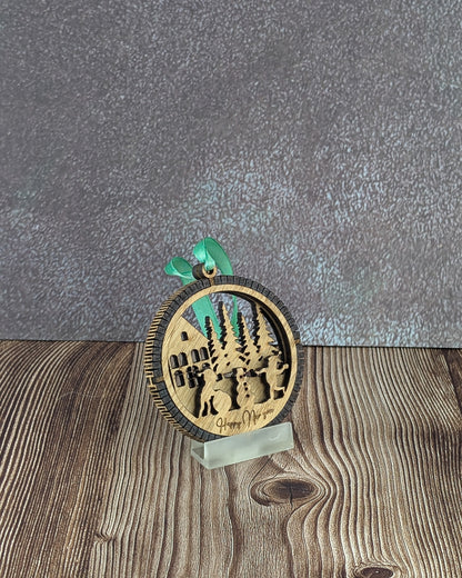 Christmas 3D Wooden Tree Decorations - A & C Creative Concoctions