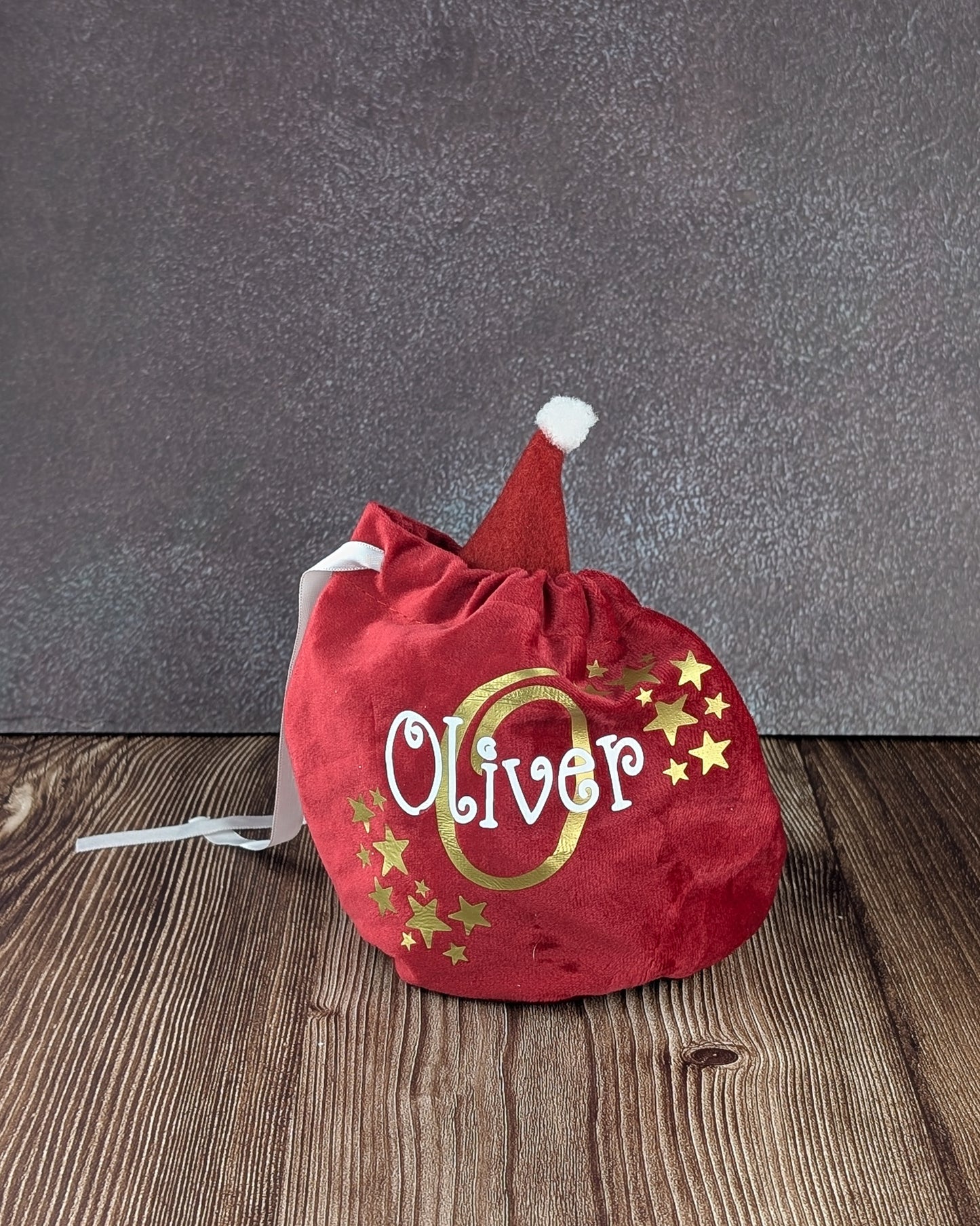 Velvet sweet / small gift bags - personalised