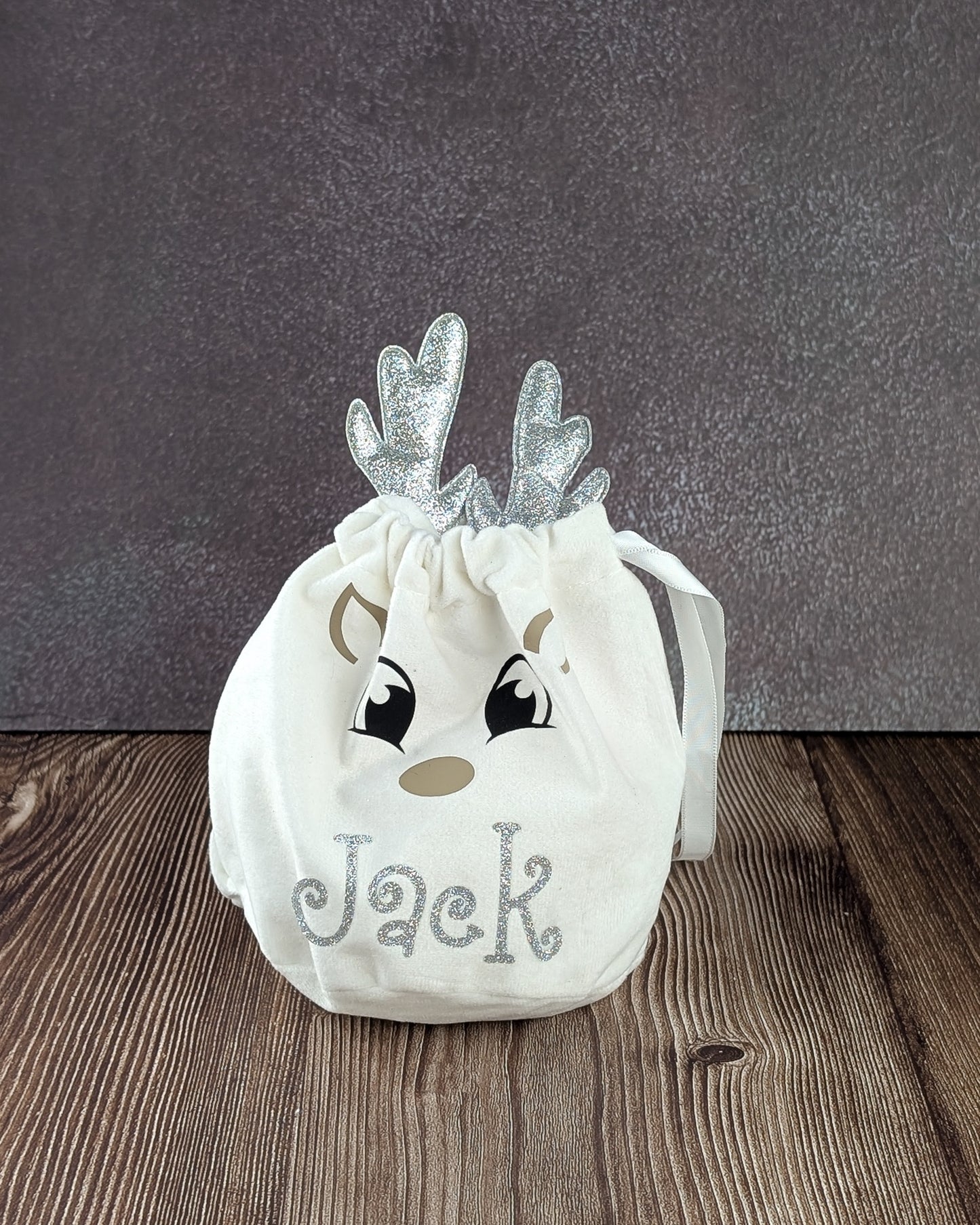 Velvet sweet / small gift bags - personalised