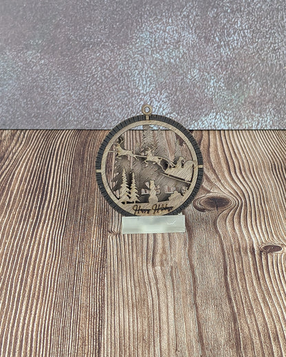 Christmas 3D Wooden Tree Decorations - A & C Creative Concoctions