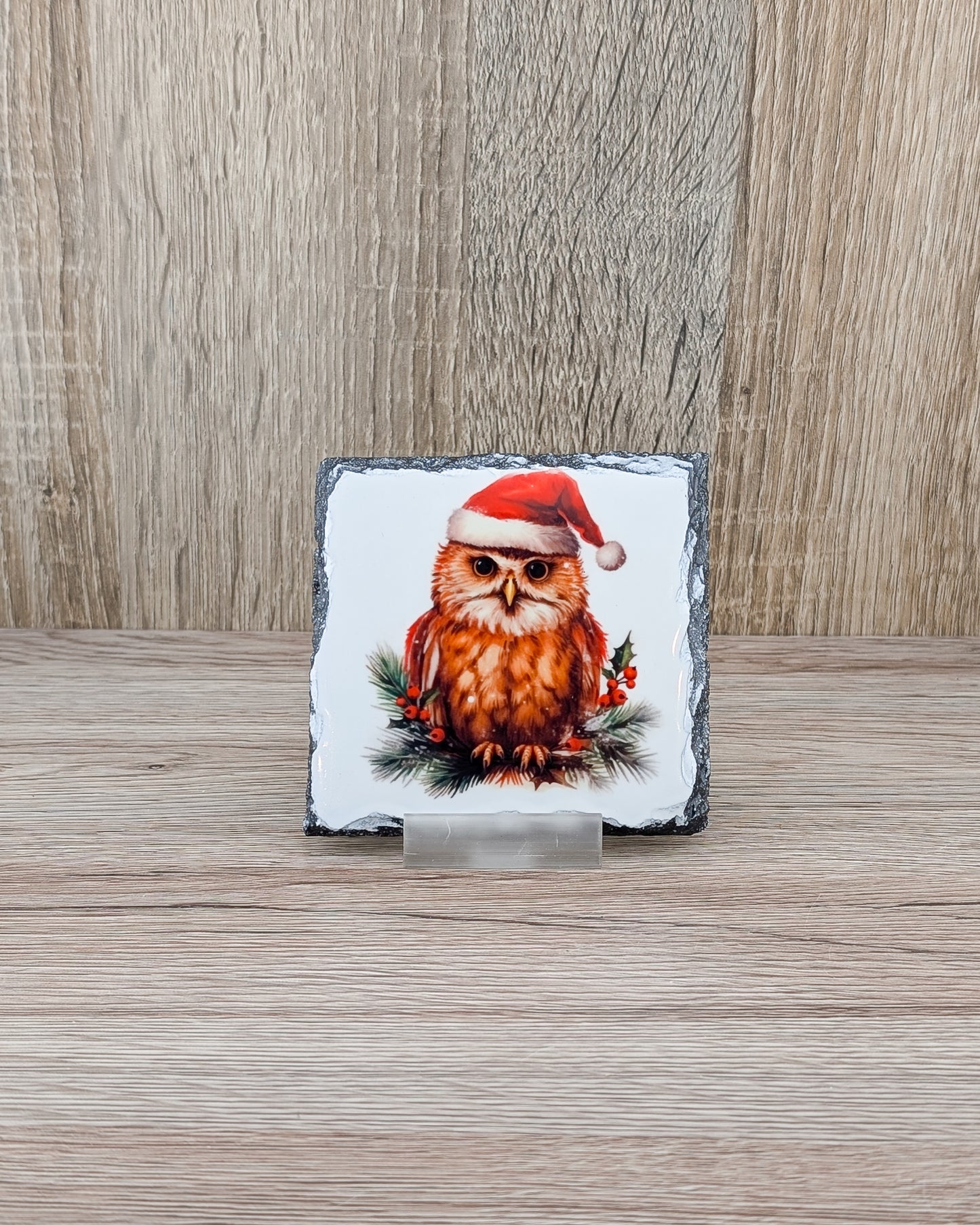 Christmas Animals Slate Coaster