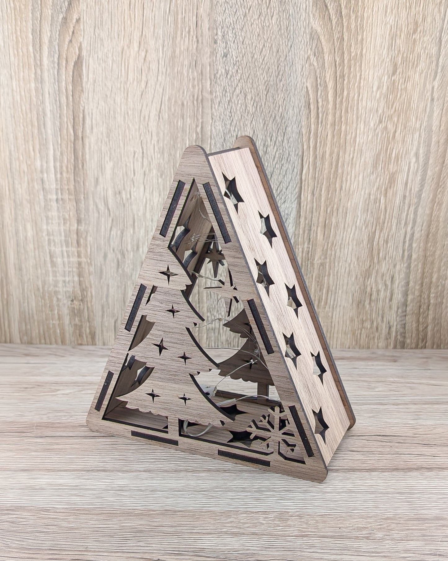 Christmas Wooden Light Boxes