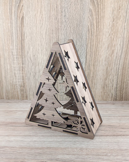 Christmas Wooden Light Boxes