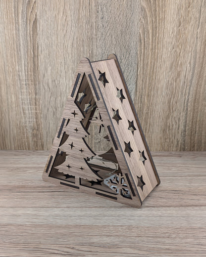 Christmas Wooden Light Boxes