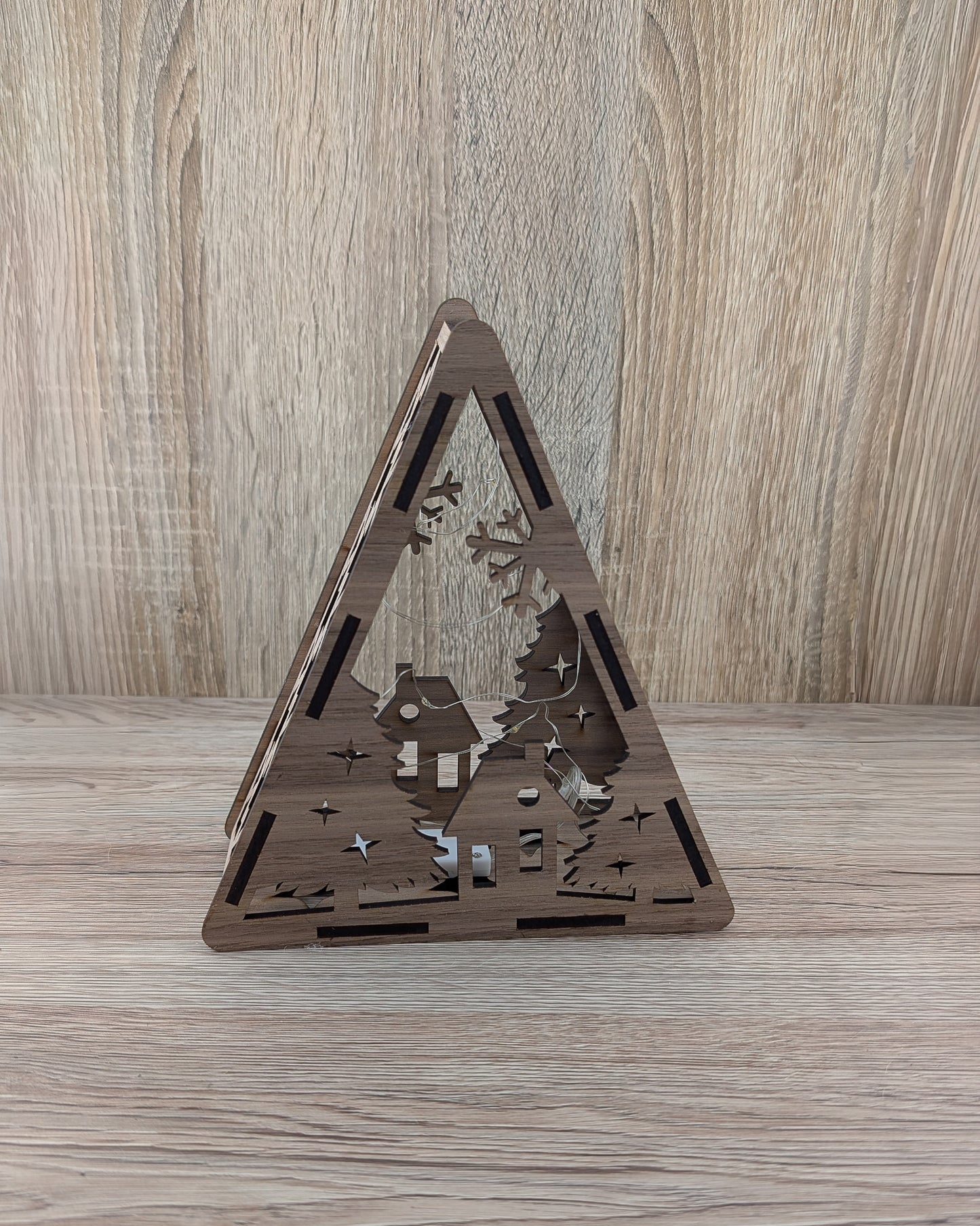 Christmas Wooden Light Boxes