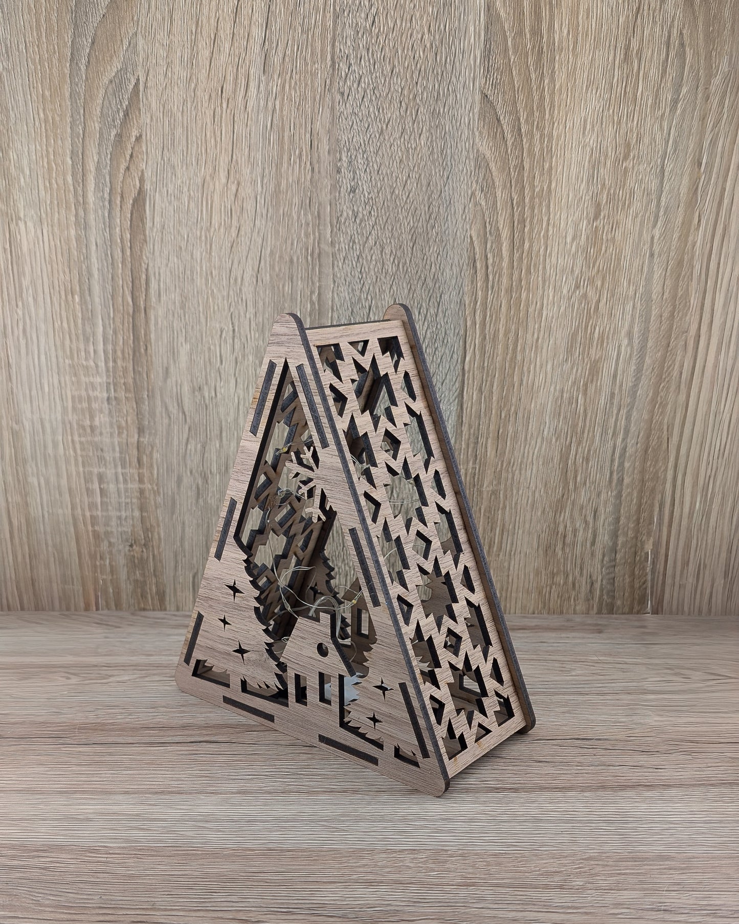 Christmas Wooden Light Boxes