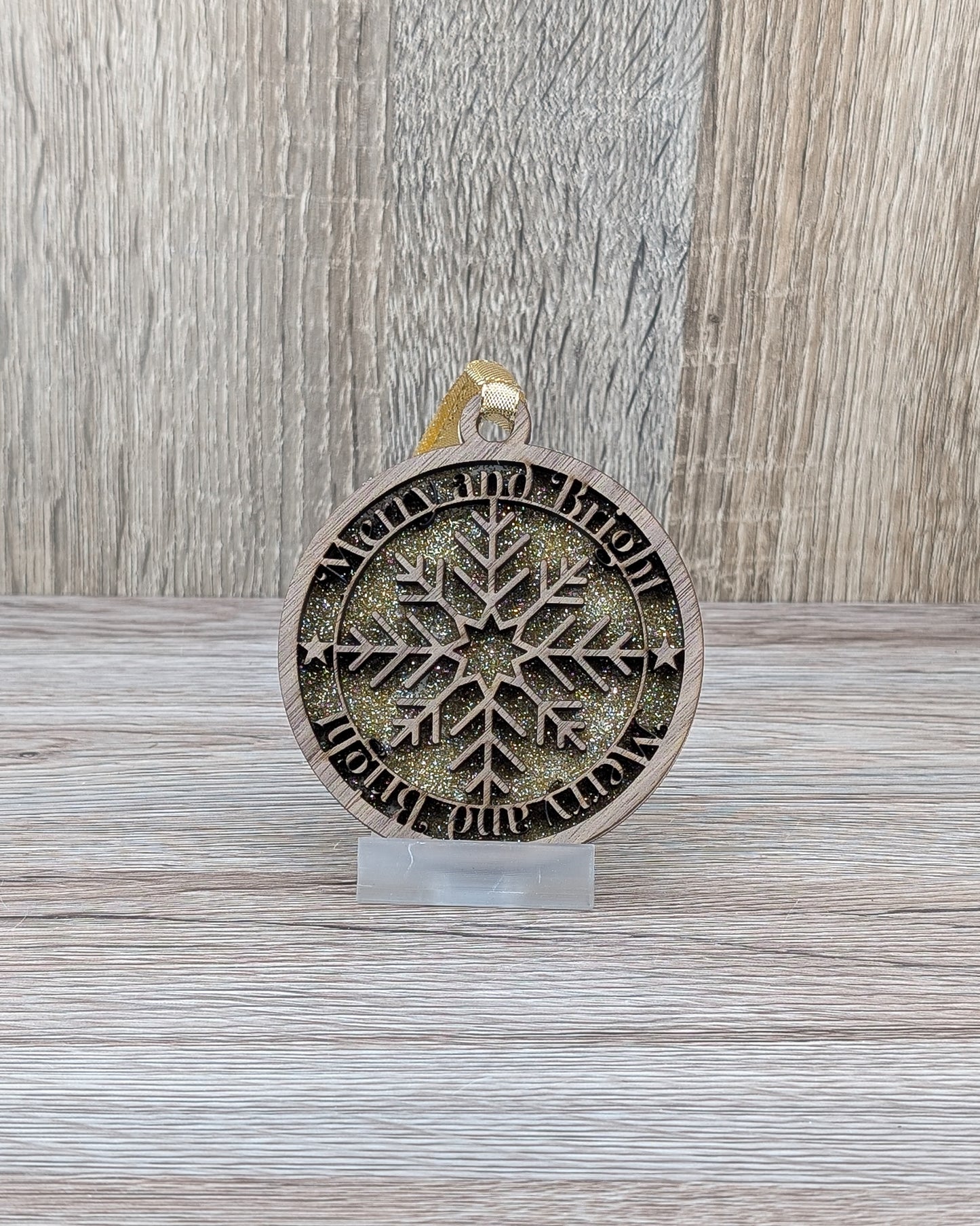 Christmas 2D Wooden Tree Decorations