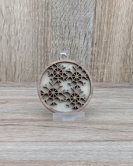 Christmas 2D Wooden Tree Decorations