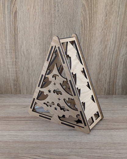 Christmas Wooden Light Boxes