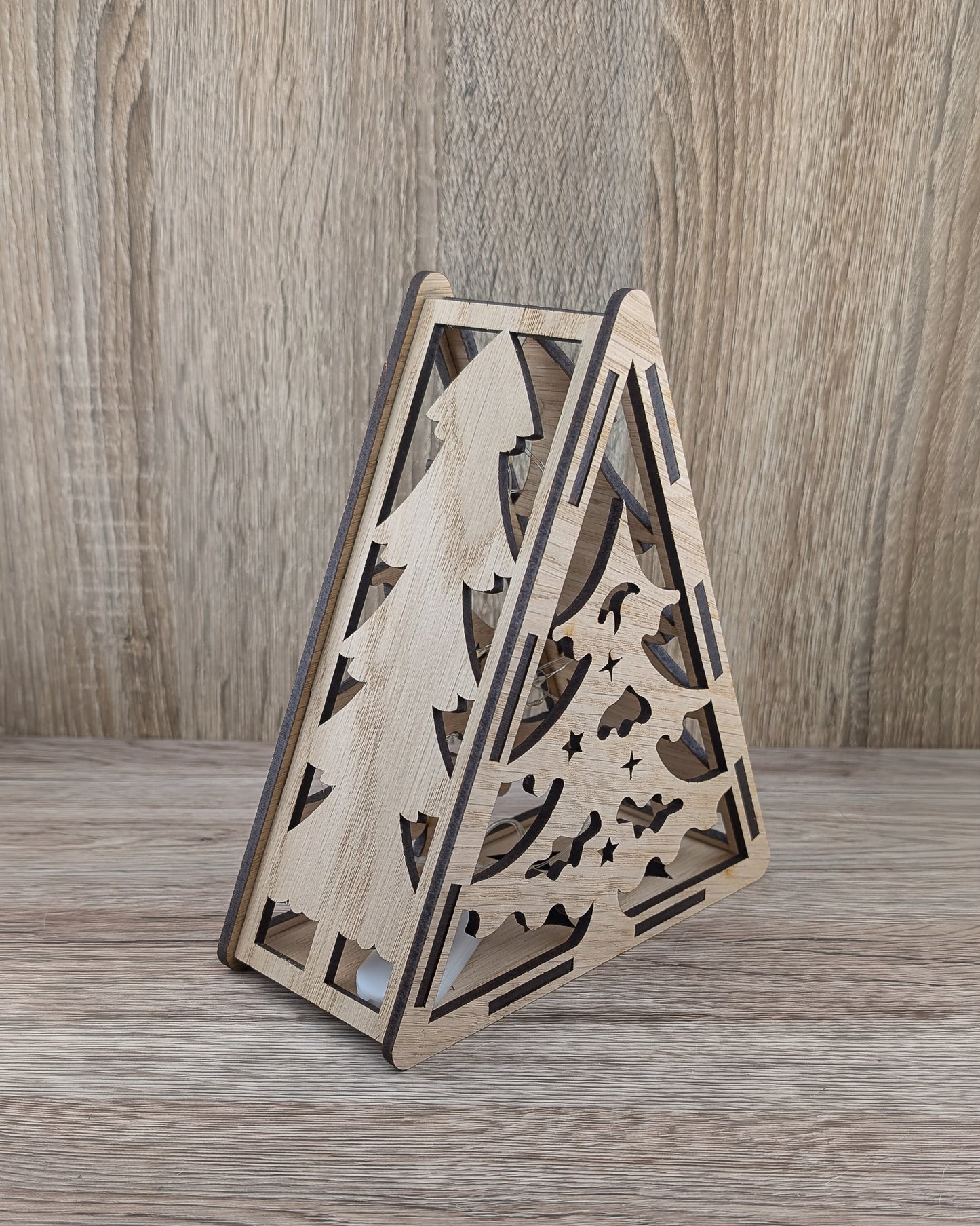 Christmas Wooden Light Boxes
