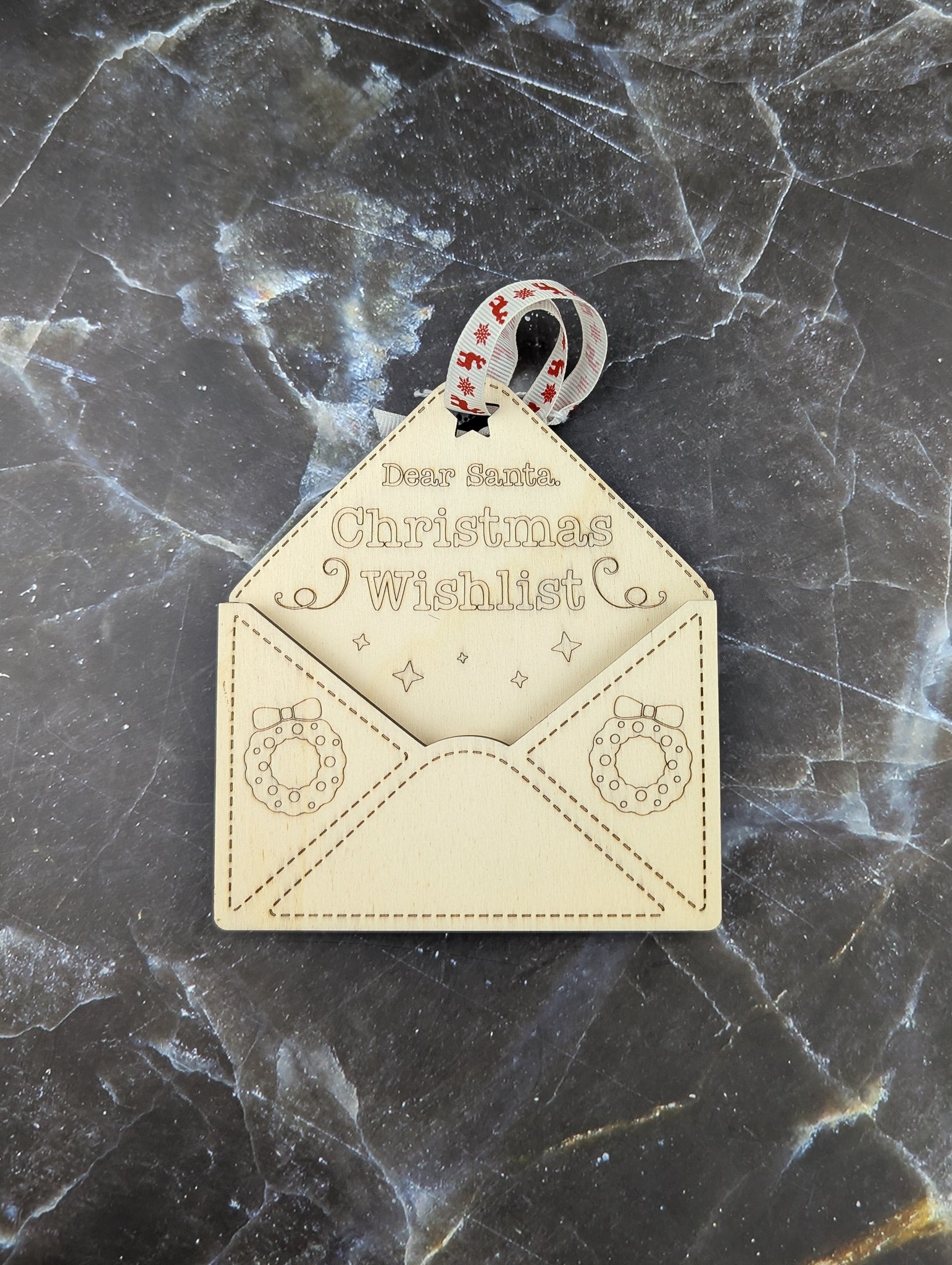 Christmas Wishlist Letter holder - A & C Creative Concoctions