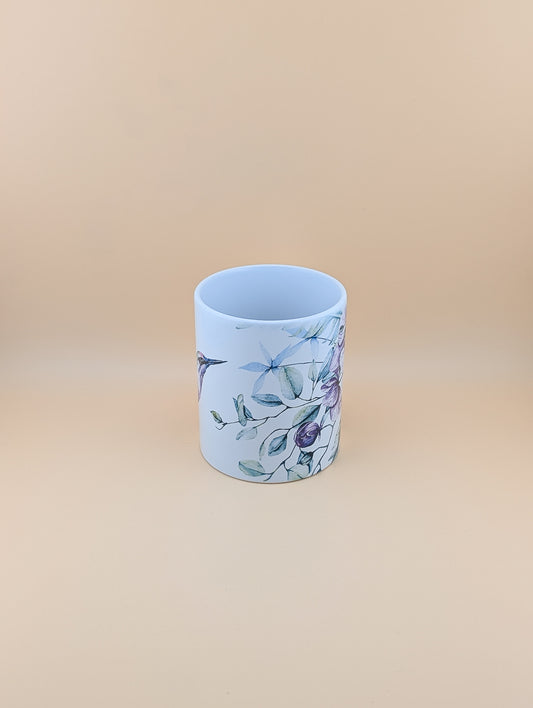 Watercolour Hummingbird Cup