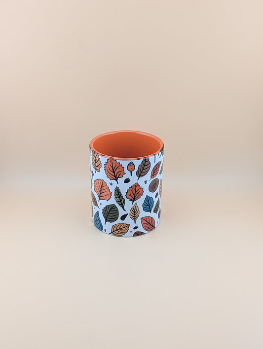 Autumn leaf cup