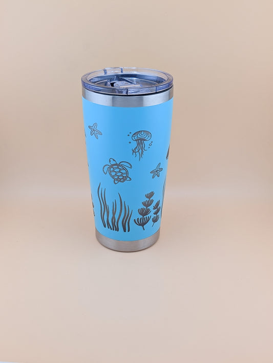 Sea Life wrap 20oz Thermal Tumbler