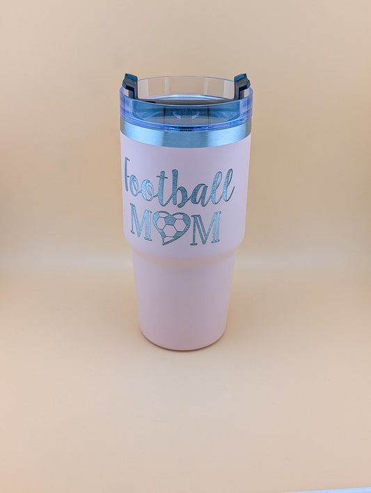 Football Mum 20oz Thermal Tumblers with Handle
