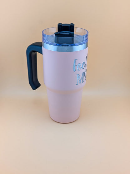 Football Mum 20oz Thermal Tumblers with Handle