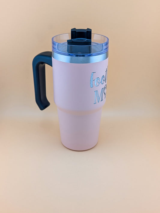 Football Mum 20oz Thermal Tumblers with Handle