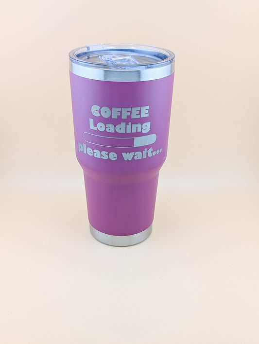 Coffee Loading 30oz Thermal Tumbler