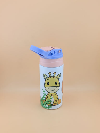 12oz Kids Flip Top with Zoo Animals