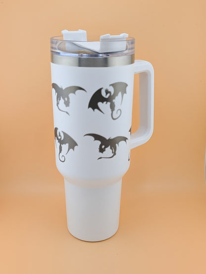 40oz Dragon wrap Thermal Tumbler