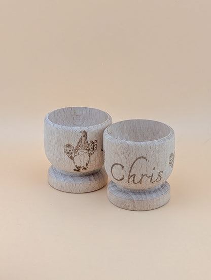 Wooden Egg Cups