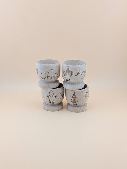 Wooden Egg Cups